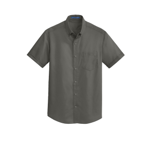 Port Authority Short Sleeve SuperPro Twill Shirt.