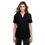 North End Women's JAQ Snap-Up Stretch Performance Polo