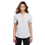 North End Women's JAQ Snap-Up Stretch Performance Polo