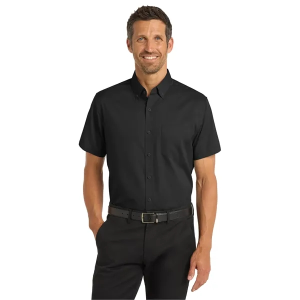 Port Authority Short Sleeve SuperPro Twill Shirt.