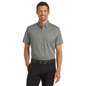 Port Authority Short Sleeve SuperPro Twill Shirt.