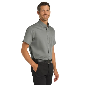 Port Authority Short Sleeve SuperPro Twill Shirt.