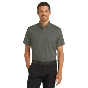 Port Authority Short Sleeve SuperPro Twill Shirt.