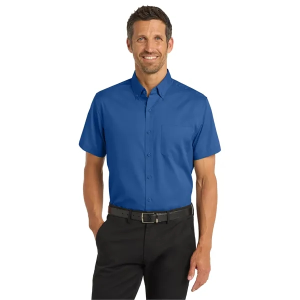 Port Authority Short Sleeve SuperPro Twill Shirt.