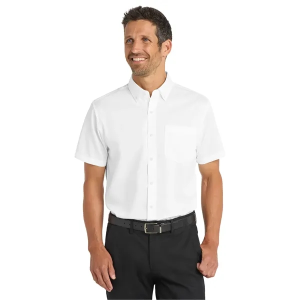 Port Authority Short Sleeve SuperPro Twill Shirt.