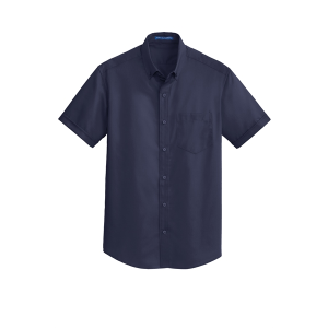 Port Authority Short Sleeve SuperPro Twill Shirt.